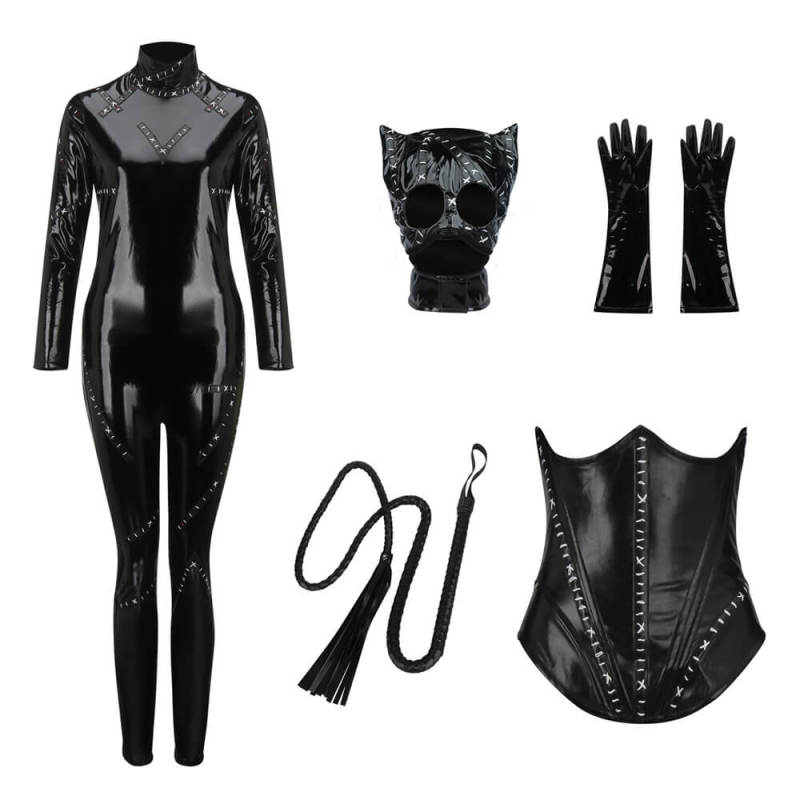 Batman Returns Catwoman Costume Michelle Pfeiffer Cosplay