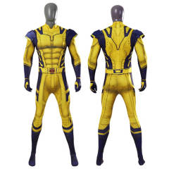 Deadpool & Wolverine Deadpool 3 Wolverine Cosplay Costume Spandex Bodysuit
