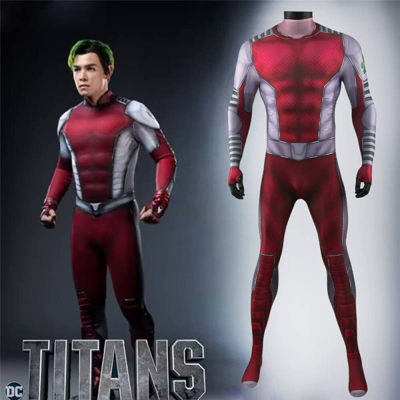 New Beast Boy Cosplay Costume-Titans Season 4