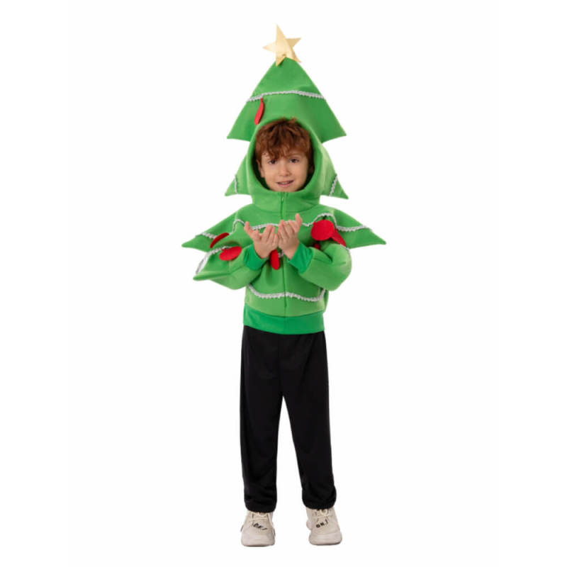 Kids Christmas Tree Jacket Party Cosplay Costume