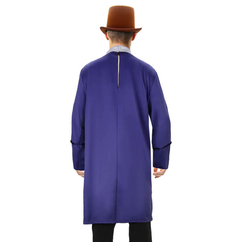 Willy Wonka Cosplay Costume Tops Hat Charlie and the Chocolate Factory