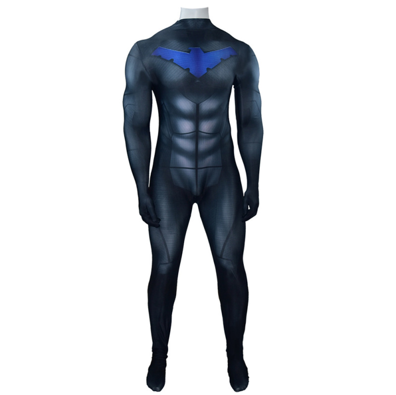 Nightwing Bodysuit Cosplay Costume Adult Kids-Young Justice