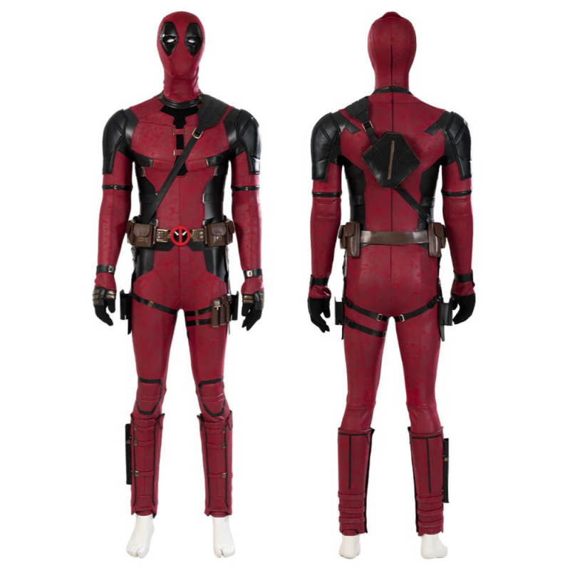 Deadpool 3 Wade Wilson Cosplay Costume Deluxe (Not include any knives & guns)
