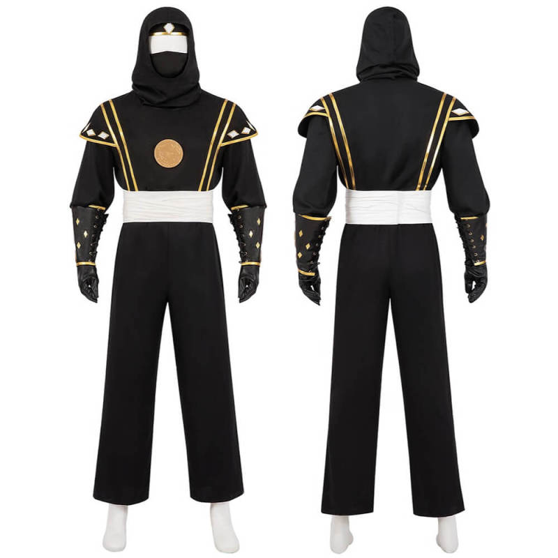 Black Ninja Ranger Cosplay Costume-Mighty Morphin Power Rangers