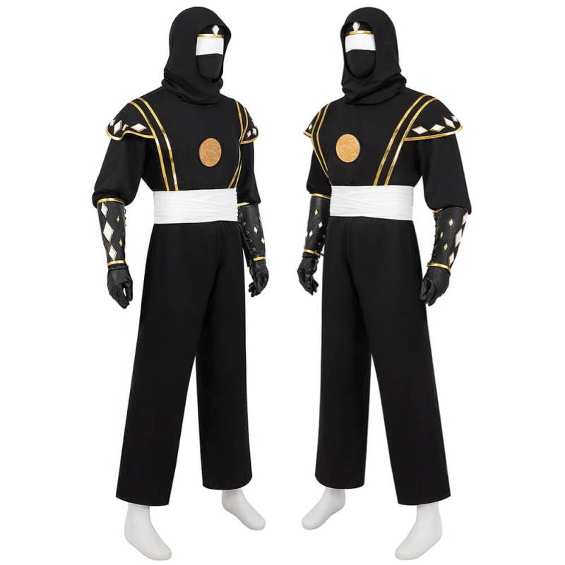 Black Ninja Ranger Cosplay Costume-Mighty Morphin Power Rangers