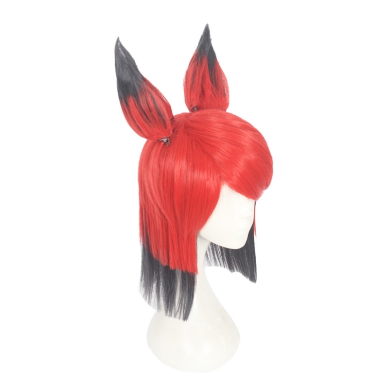 Hazbin Hotel Alastor Cosplay Wig Hallowcos