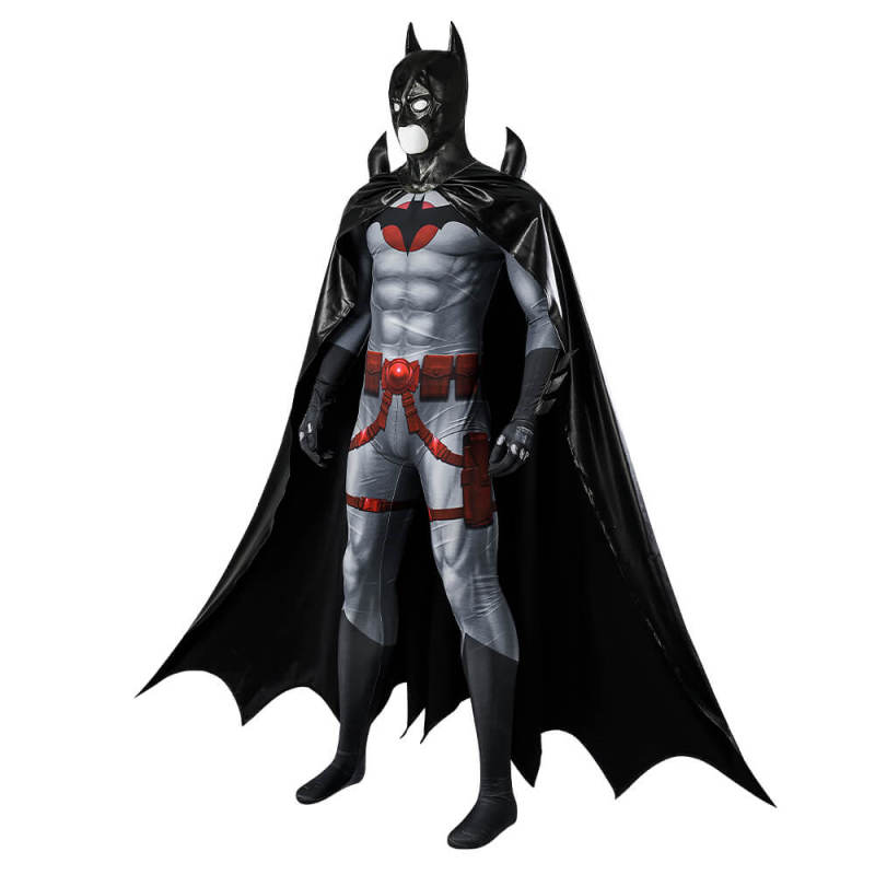 Flashpoint Batman Suit Thomas Wayne Cosplay Costume Hallowcos