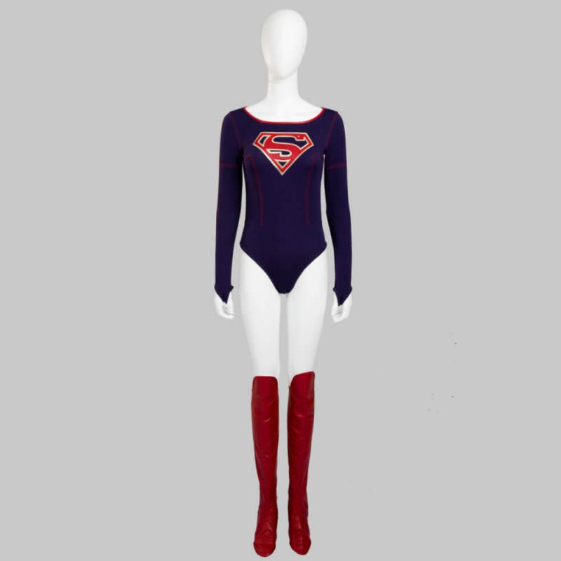 Supergirl Kara Zor-El Cosplay Costume Hallowcos