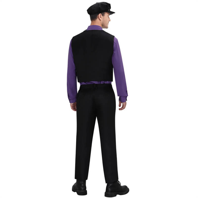 FNAF Purple Guy Cosplay Costume Five Nights at Freddy's Movie