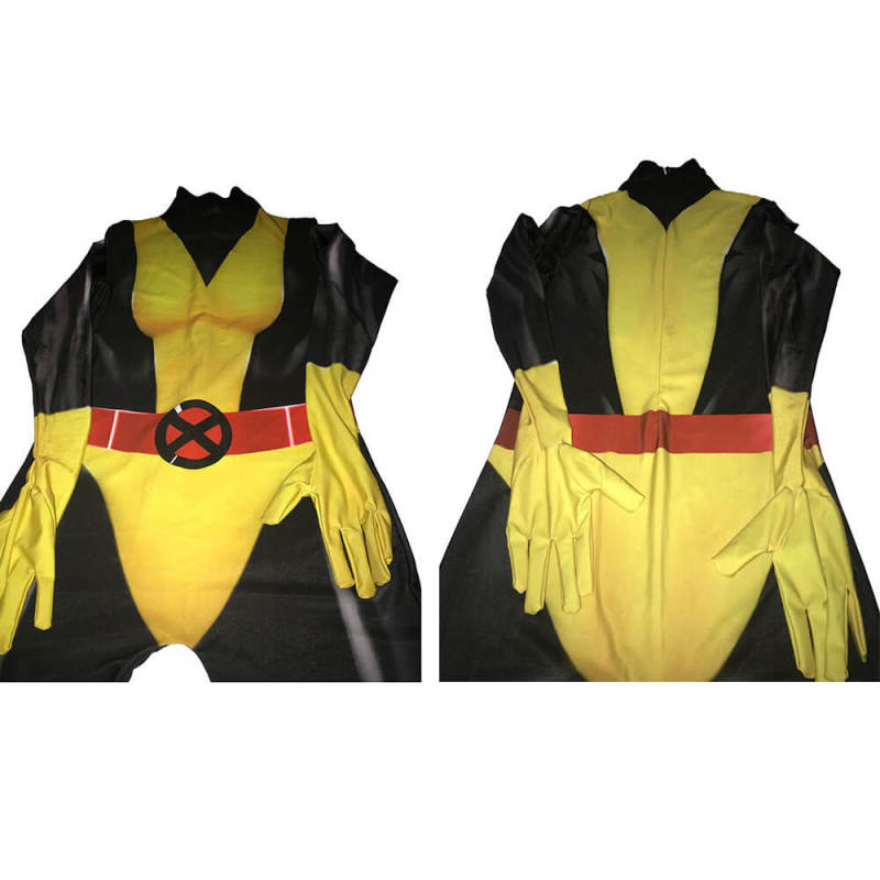 X-Men Kitty Pryde Cosplay Costume Adults Kids Shadowcat Bodysuit Hallowcos