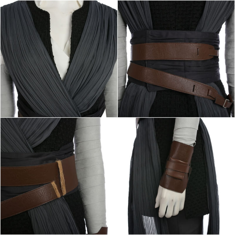 Star Wars: The Last Jedi Rey Cosplay Costume Hallowcos