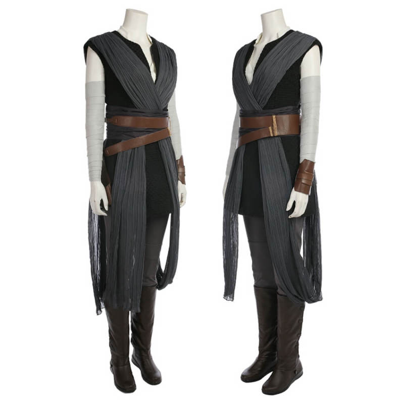 Star Wars: The Last Jedi Rey Cosplay Costume Hallowcos