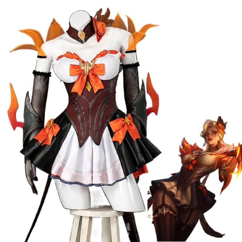 League of Legends High Noon Evelynn Cosplay Costume Hallowcos