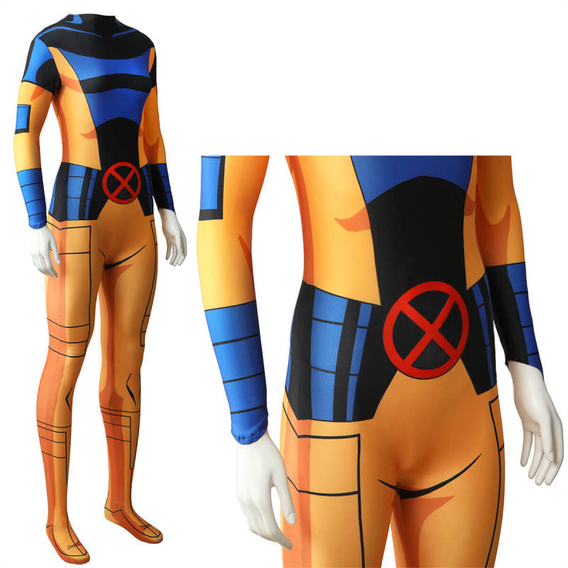 X-Men 97 Jean Grey Bodysuit Cosplay Costume for Adults Kids Hallowcos