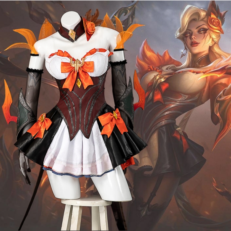 League of Legends High Noon Evelynn Cosplay Costume Hallowcos