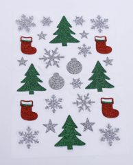 Christmas Window Clings, Snowflake Decorations,Decal Stickers, Party Ornaments for Christmas Decals for Home Office