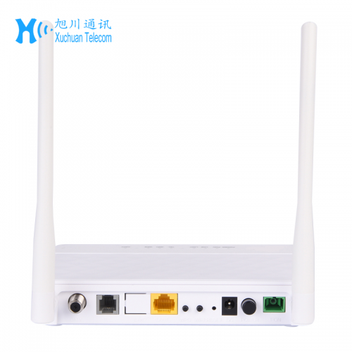 XPON ONU 1GE+1FE+VOIP+CATV+2.4G WIFI