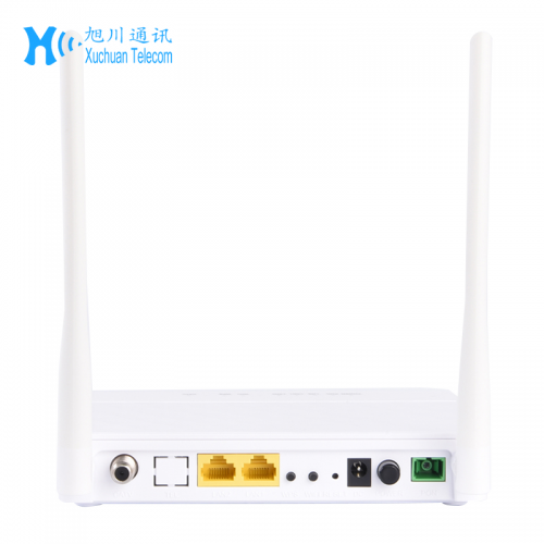 XPON ONU 1GE+1GE+CATV+2.4G WIFI