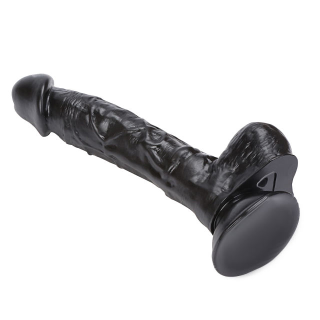 9.05 inch PVC Dildo (Flesh,Black,Brown)