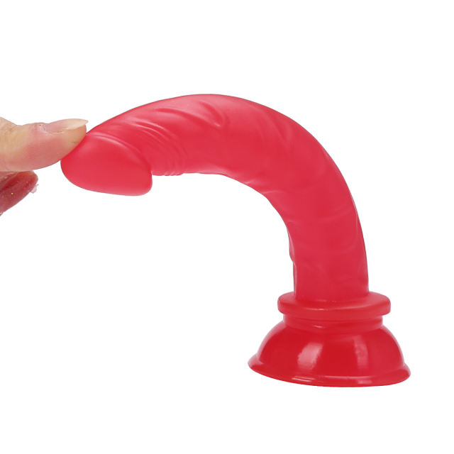 5.9 inch PVC Dildo (Flesh,Pink,Red,Blue,Black,Purple,Brown)