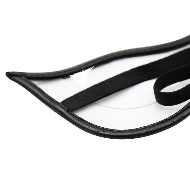 PVC Blindfold with Elastic Strap (Transparent)