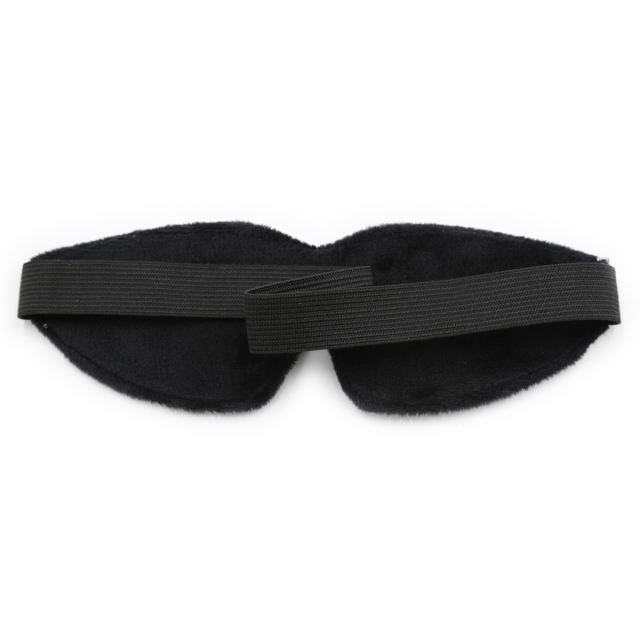 Polyester Blindfold with Elastic Strap (Grey)