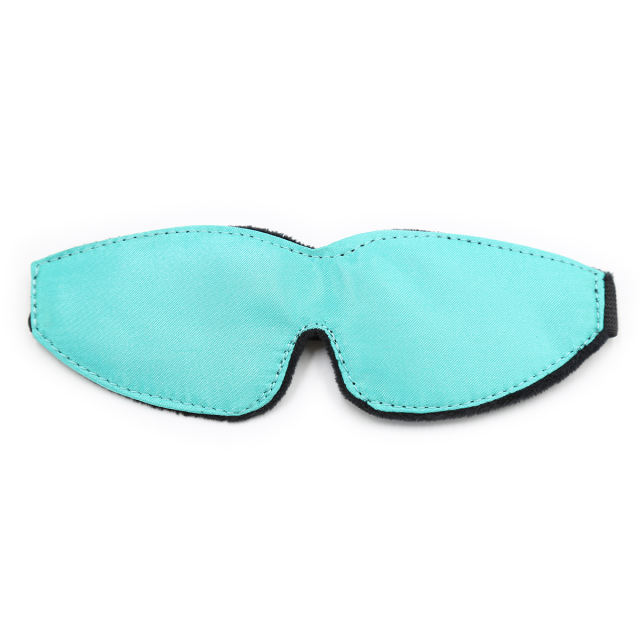 Polyester Blindfold with Elastic Strap (Blue)