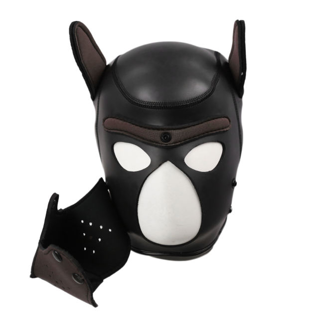 Dog Mask (Black&Brown)