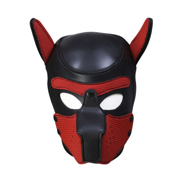 Dog Mask (Black&Red)