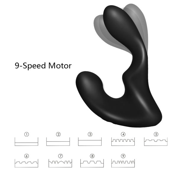 Anal vibrator plug prostate massage stimulator