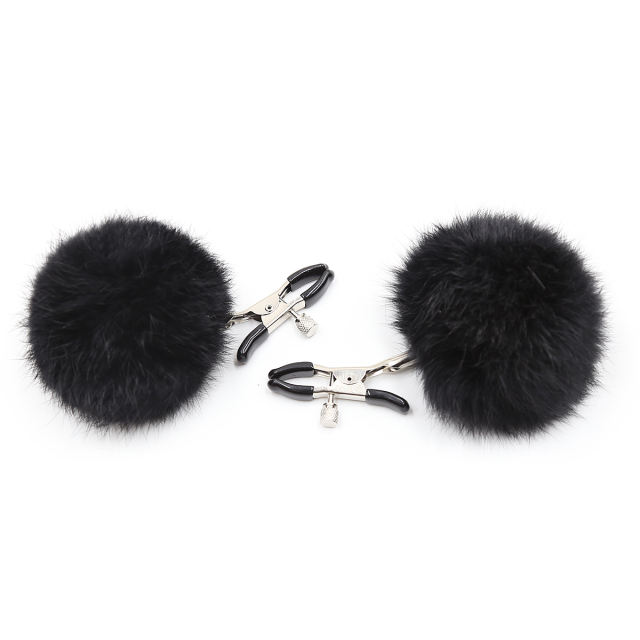 Nipple Clips with Ball  Black