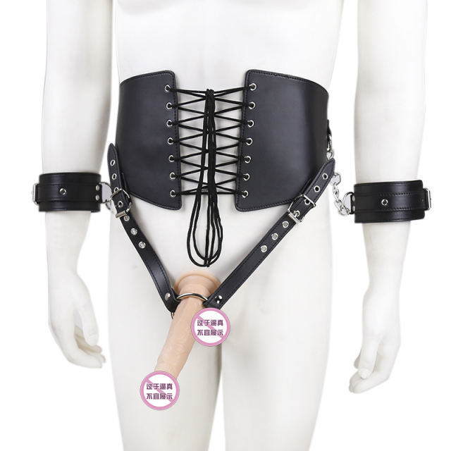 Corset with Hand Cuff(without dildo)