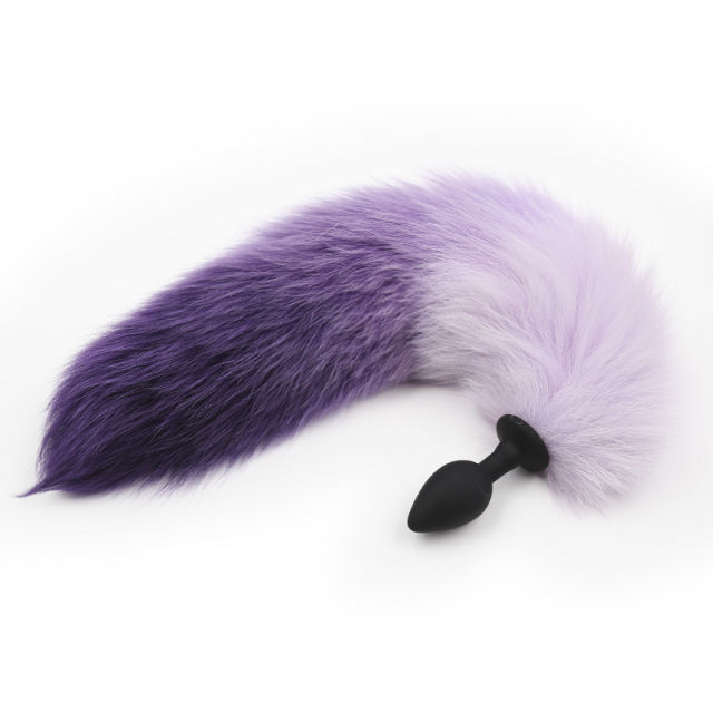 Fox Tail with Silicone Anal Plug
