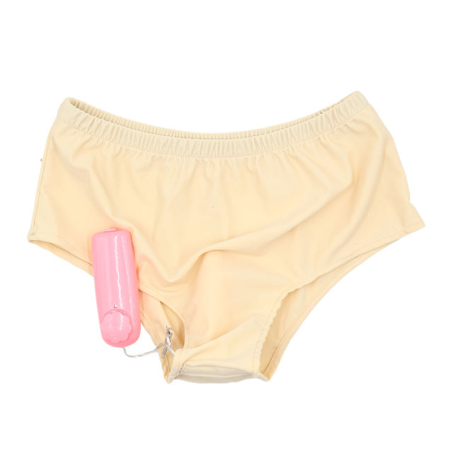 Briefs with vibrating anal plug