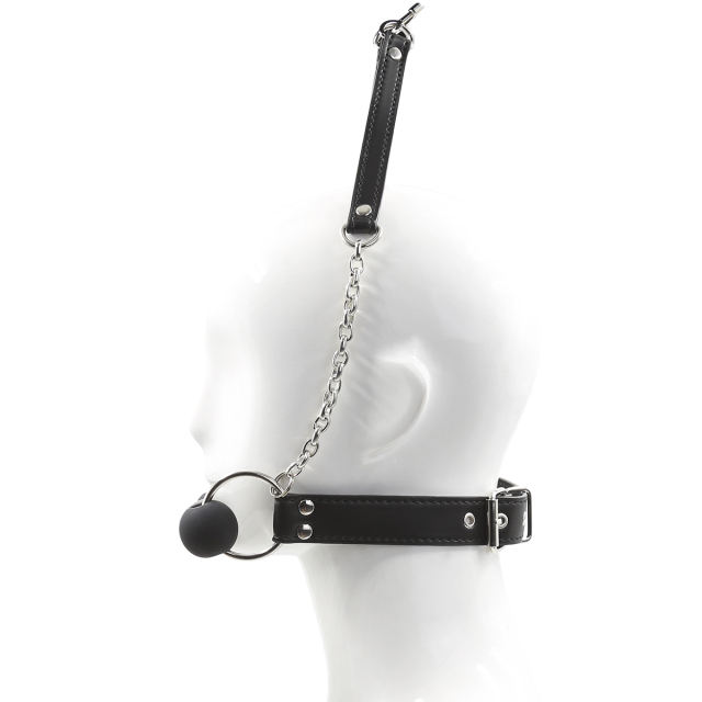 Mouth Gag With Leash Chain