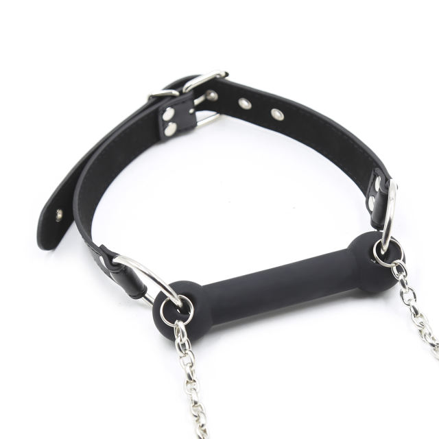 Mouth Gag With Leash Chain