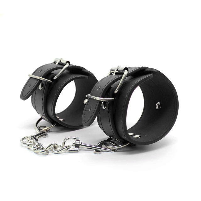 Bondage 8 set(wrist restraints, eye mask, whip, collar, ball gag, 5 M rope, paddle & nipple clamps)