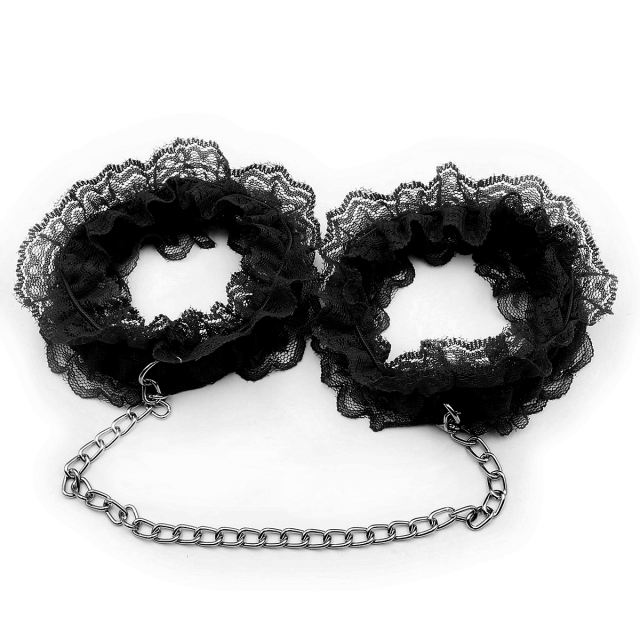 Lace hand ankle cuff