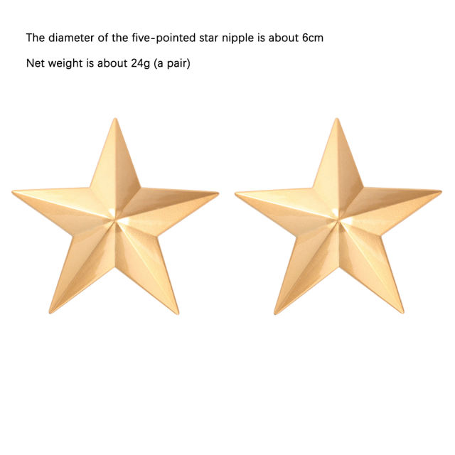 Nipple Covers Star Golden