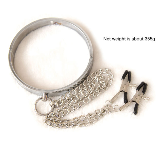Metal Collar With Nipple Clamps