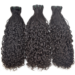 RXHAIR Funmi Water Wave Bundles 100% Human Hair Extensions Thick Soft Human Hair Can Be Dyed Hair