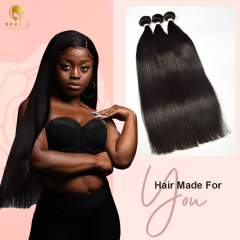 12A Silky Straight Hair Bundles Double Trame D'un Donateur