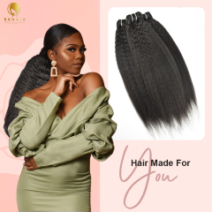 14A Kinky Straight Virgin Human Hair Full Bundles