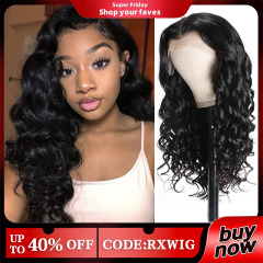 10A Body Wave Lace Front Perücken 180% Dichte Realistischer Haaransatz Echthaar