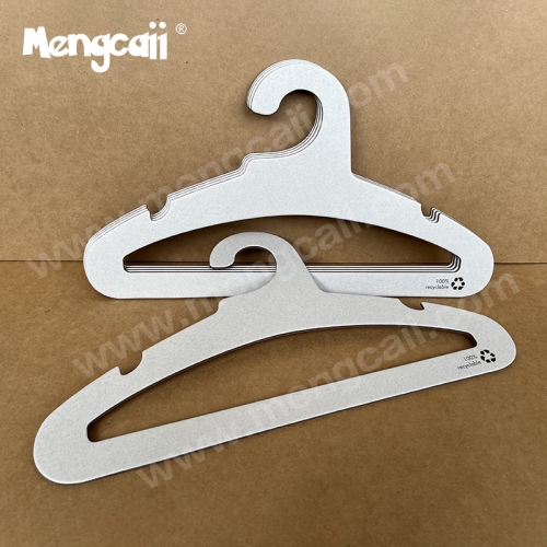 Customized adult clothing cardboard hangers, eco-friendly, degradable and recyclable paper hangers, made of high-hardness cardboard