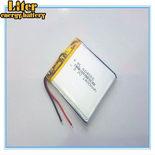 3.7V 1400mAH 604555 BIHUADE  polymer lithium ion / Li-ion battery for dvr,GPS,mp3,mp4,cell phone,speaker