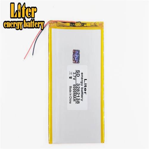 3282138 Universal 3.7V 5000mAh BIHUADE Built-in Battery for 9" / 10"  10.1" Tablet PC - Silver