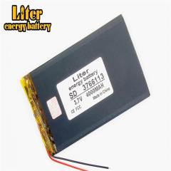 Size 3766113 3.7v 4000mah Lithium Polymer Battery With Board For 7 Inch Tablet Pc Liter energy battery
