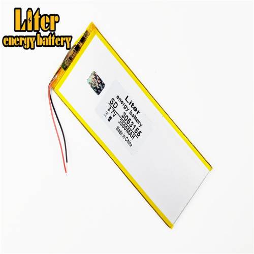 3053155 Tablet pc 3.7V,3500mAh BIHUADE (polymer lithium ion battery) Li-ion battery for tablet  7 inch 8  9