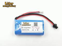 18650 Li-ion Battery 1800mAh 7.4v 1 2 3 pcs Lipo battery For Udi U12A Syma S033g Q1 Tianke H100 15C SM Plug